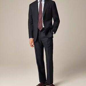 J. Crew Ludlow Slim-fit Black Suit in Italian wool. Jacket 36R Pants W29 L32